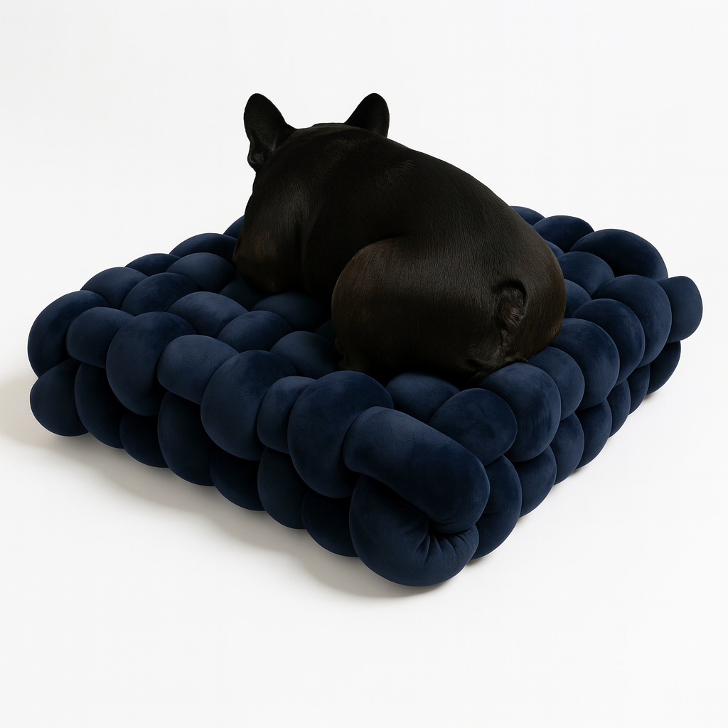 Boa Velvet Bed Blu Navy
